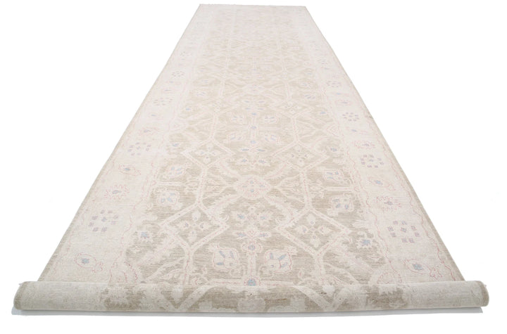 Afghan Serenity Rug 6' 5" x 25' 10" Hand-Knotted | No. AT69695