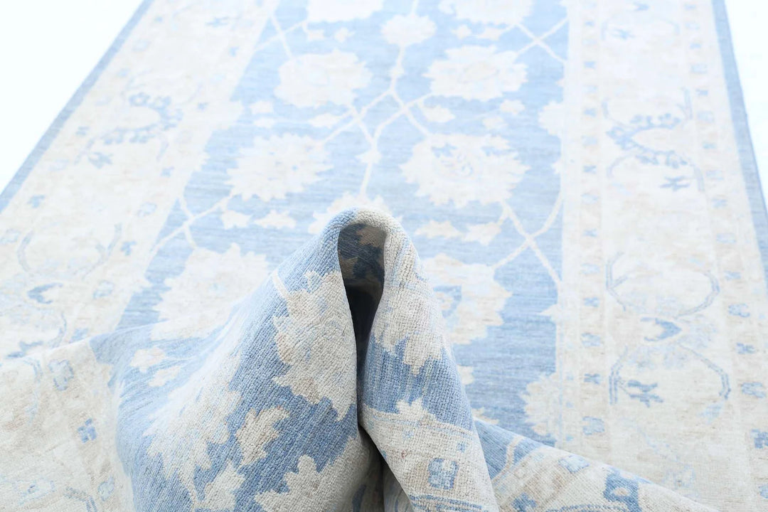 Afghan Serenity Runner Rug 4' 1" x 35' 11" Hand-Knotted | No. AT69711