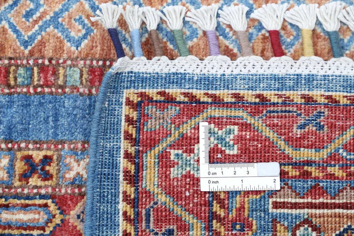 Afghan Shaal Rug 5' 8" x 7' 11" Hand-Knotted | No. AT69764