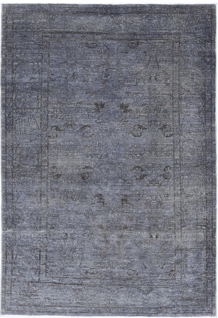Afghan Overdye Rug 3' 11" x 5' 8" Hand-Knotted | No. AT69767