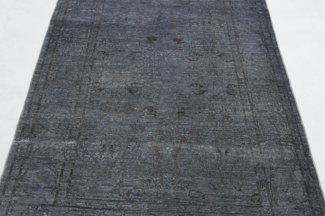 Afghan Overdye Rug 3' 11" x 5' 8" Hand-Knotted | No. AT69767
