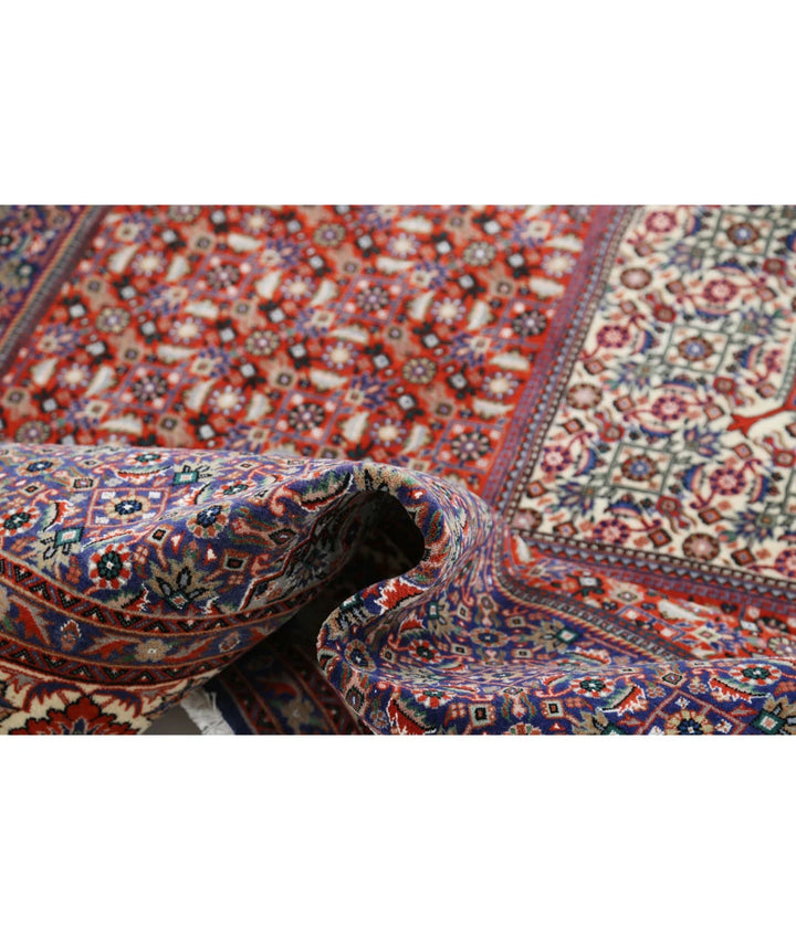 Persian Bijar Rug 6' 7" x 9' 9" Hand-Knotted | No. AT69799