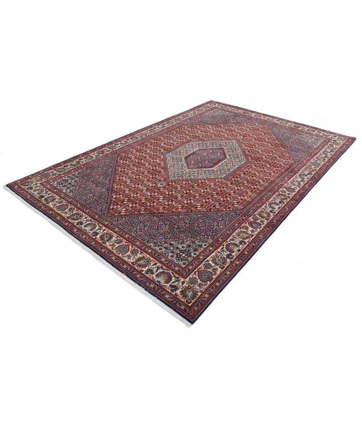 Persian Bijar Rug 6' 7" x 9' 9" Hand-Knotted | No. AT69799