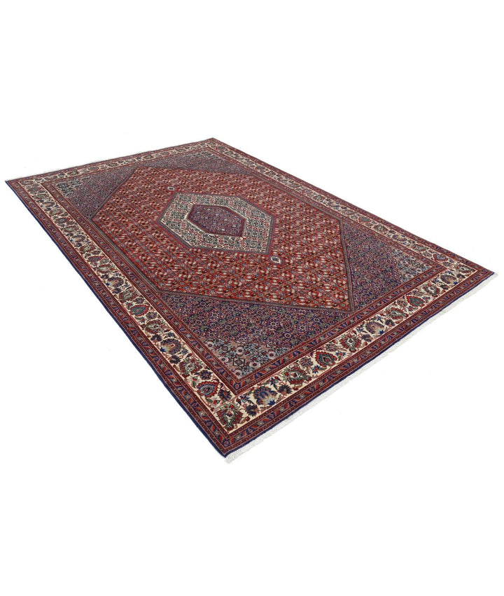 Persian Bijar Rug 6' 7" x 9' 9" Hand-Knotted | No. AT69799