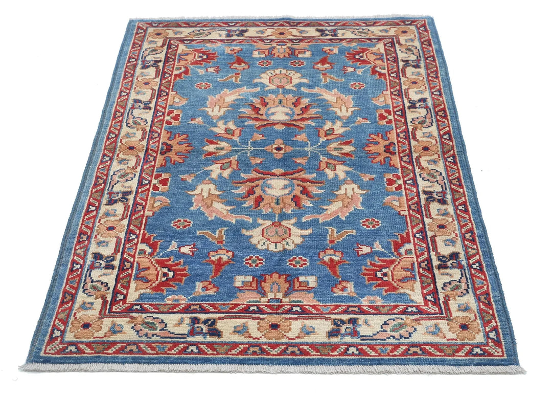 Afghan Ziegler Rug 3' 0" x 4' 9" Hand-Knotted | No. AT69898