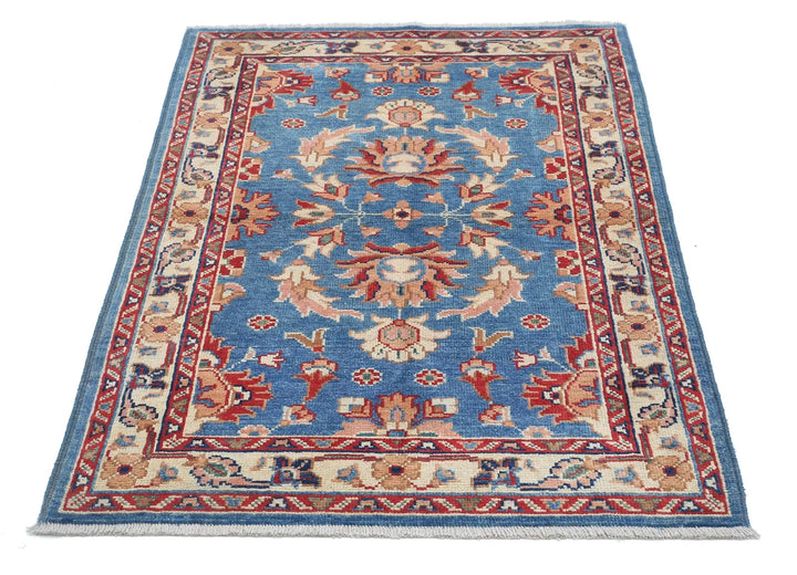 Afghan Ziegler Rug 3' 0" x 4' 9" Hand-Knotted | No. AT69898