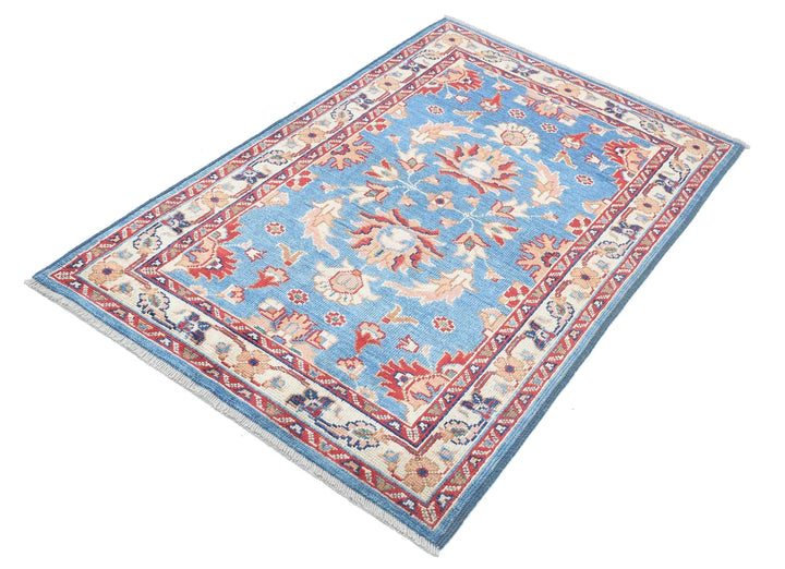Afghan Ziegler Rug 3' 0" x 4' 9" Hand-Knotted | No. AT69898