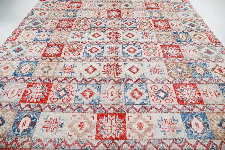 Afghan Tribal Rug 10' 8" x 13' 10" Hand-Knotted | No. AT69910