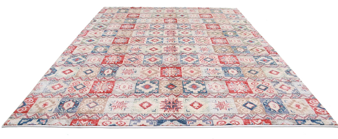 Afghan Tribal Rug 10' 8" x 13' 10" Hand-Knotted | No. AT69910