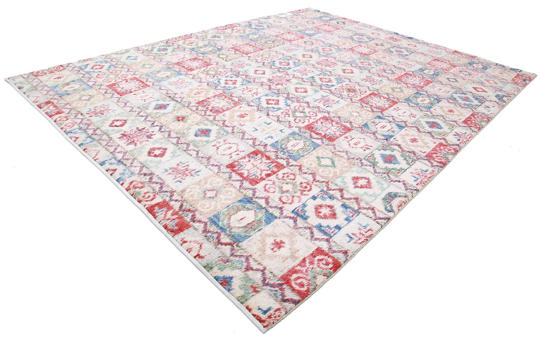 Afghan Tribal Rug 10' 8" x 13' 10" Hand-Knotted | No. AT69910