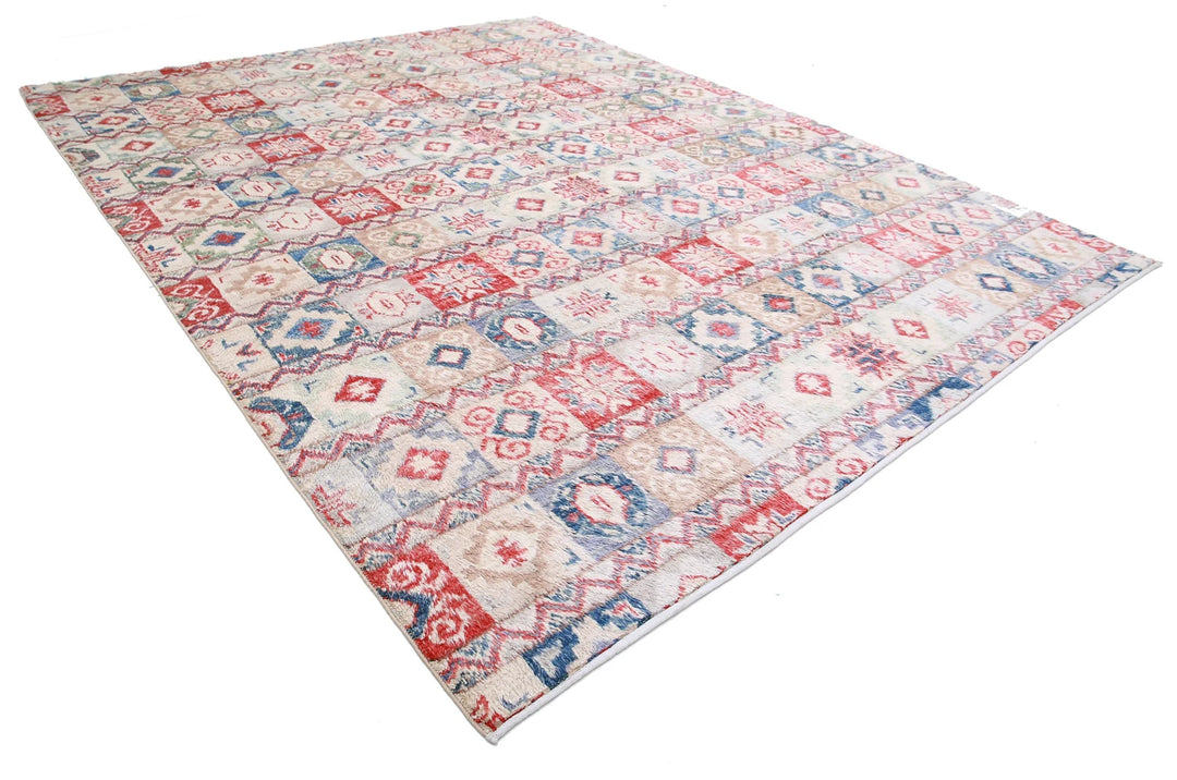 Afghan Tribal Rug 10' 8" x 13' 10" Hand-Knotted | No. AT69910