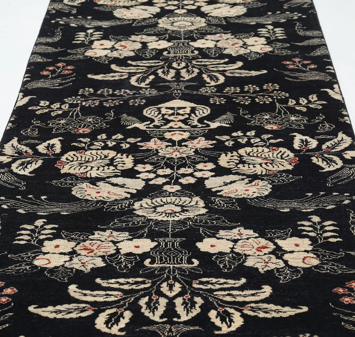 Afghan Artemix Runner Rug 3' 6" x 22' 9" Hand-Knotted | No. AT69915