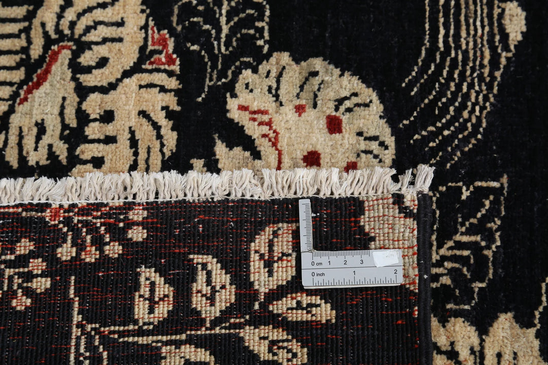 Afghan Artemix Runner Rug 3' 6" x 22' 9" Hand-Knotted | No. AT69915
