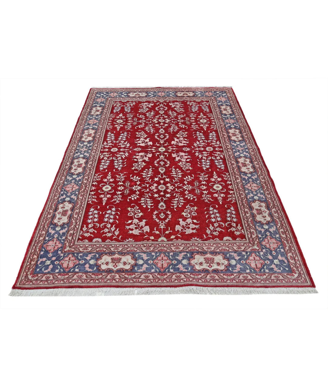 Chinese Hereke Rug 5' 0" x 7' 9" Hand-Knotted | No. AT69950
