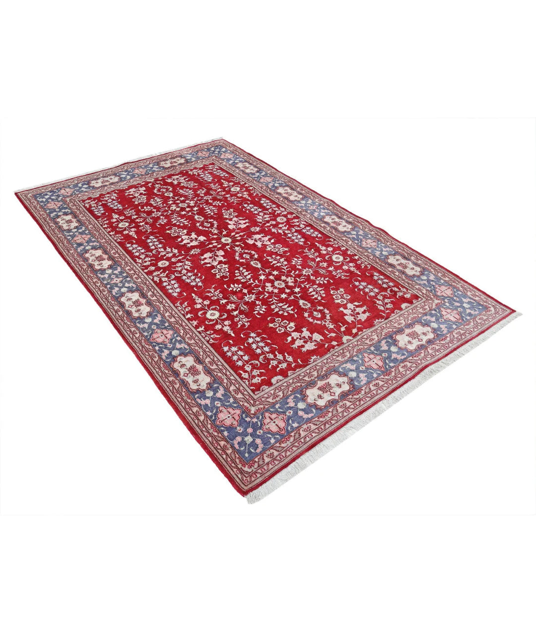Chinese Hereke Rug 5' 0" x 7' 9" Hand-Knotted | No. AT69950