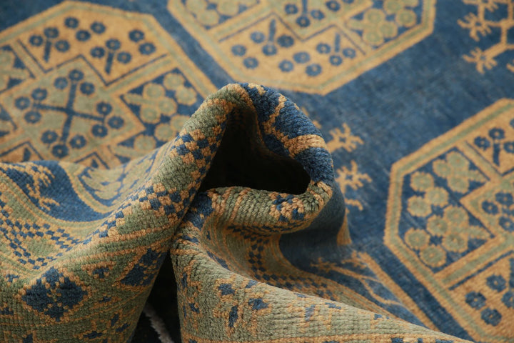 Afghan Akcha Revival Rug 5' 1" x 6' 2" Hand-Knotted | No. AT69997