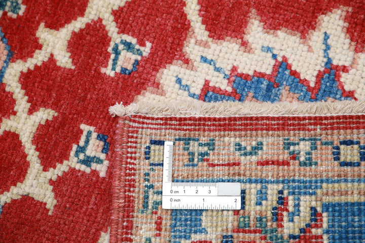 Red Afghan Ziegler Rug 2' 7" x 4' 6" Hand-Knotted | No. AT70064