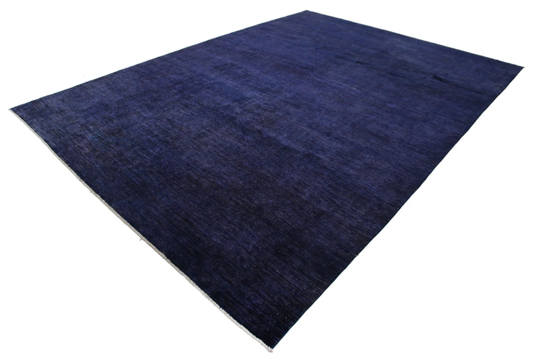 Purple Afghan Oriental Rug 8' 2" x 11' 11" Hand-Knotted | No. AT70121