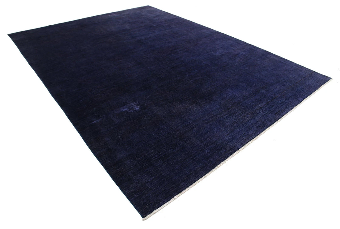 Purple Afghan Oriental Rug 8' 2" x 11' 11" Hand-Knotted | No. AT70121