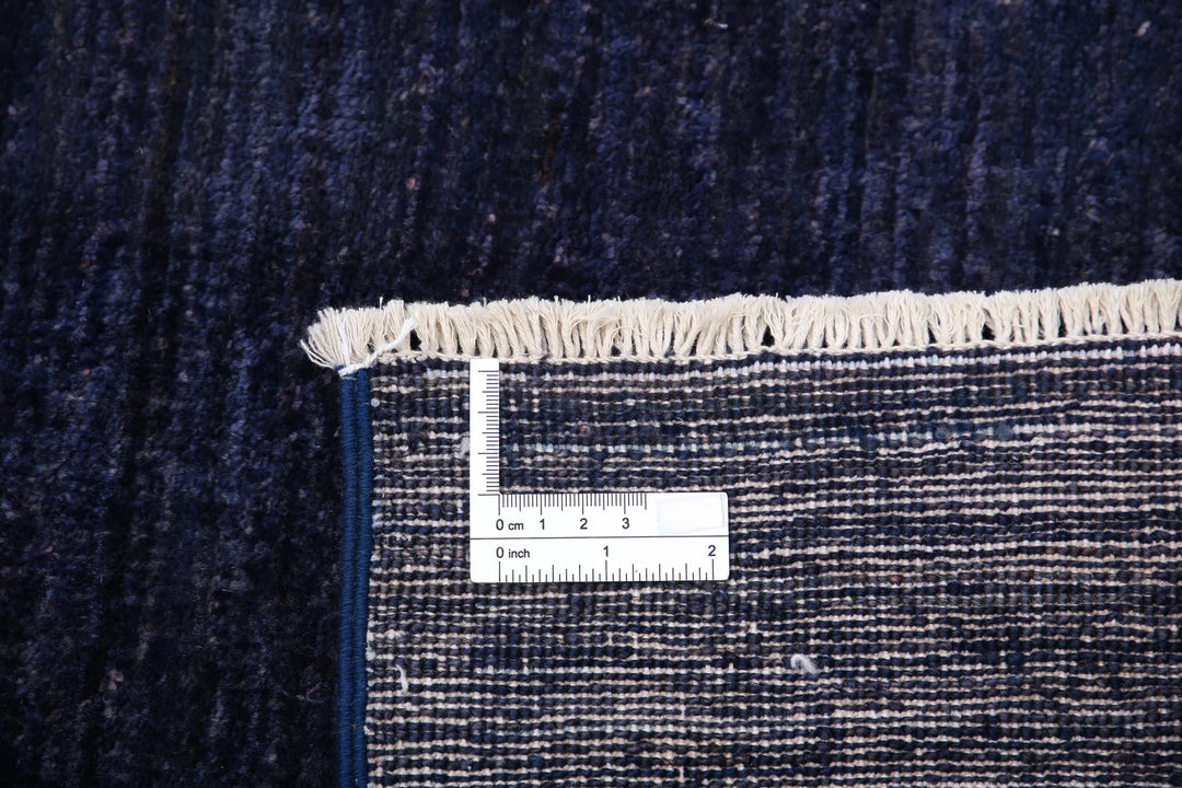 Purple Afghan Oriental Rug 8' 2" x 11' 11" Hand-Knotted | No. AT70121