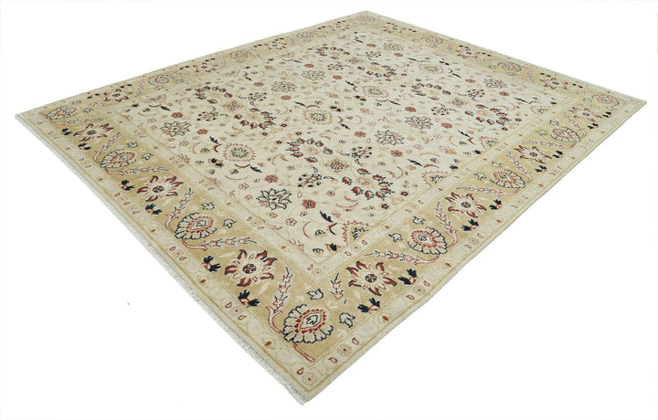 Indian Ziegler Rug 7' 9" x 9' 5" Hand-Knotted | No. AT70213
