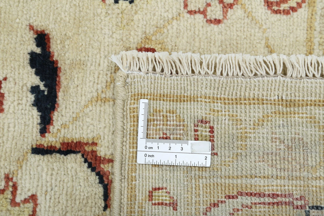 Indian Ziegler Rug 7' 9" x 9' 5" Hand-Knotted | No. AT70213
