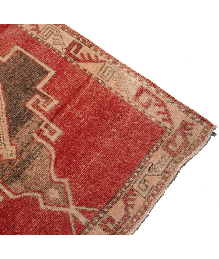 Turkish Anatolian Vintage Rug 4' 3" x 12' 0" Hand-Knotted | No. AT70251