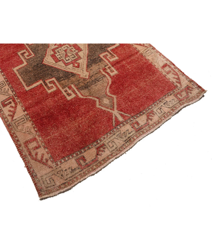 Turkish Anatolian Vintage Rug 4' 3" x 12' 0" Hand-Knotted | No. AT70251