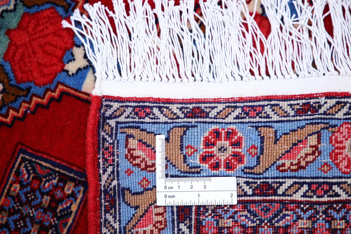 Persian Senneh Runner Rug 3' 1" x 12' 1" Hand-Knotted | No. AT70388