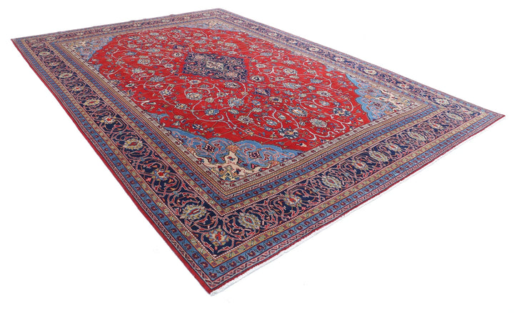 Persian Tabriz Rug 9' 9" x 14' 0" Hand-Knotted | No. AT70454