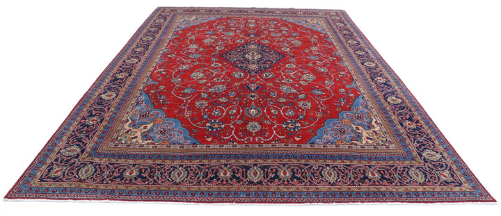 Persian Tabriz Rug 9' 9" x 14' 0" Hand-Knotted | No. AT70454