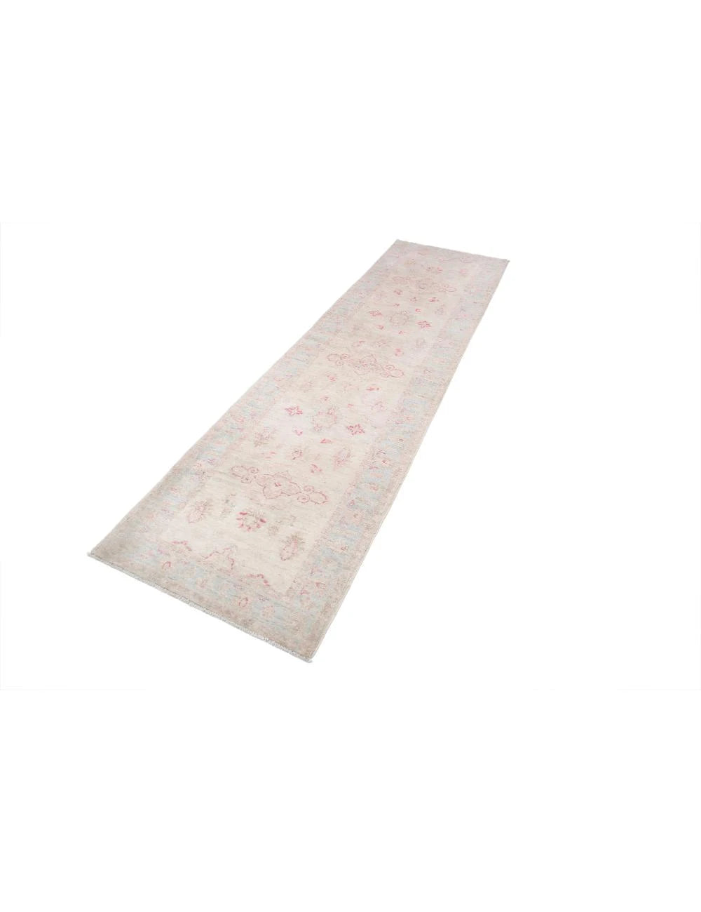Afghan Serenity Runner Rug 2' 7" x 9' 6" Hand-Knotted | No. AT70488