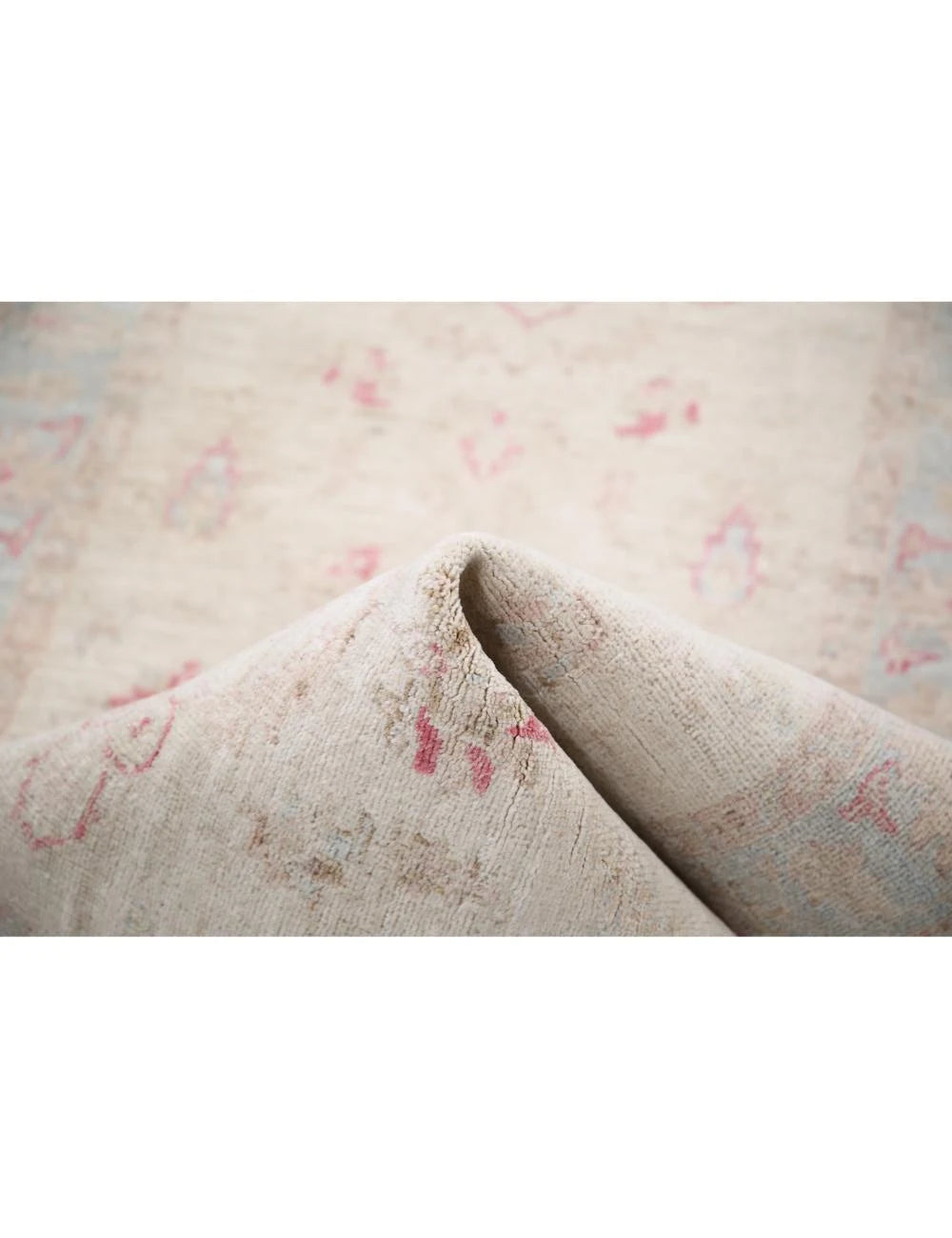 Afghan Serenity Runner Rug 2' 7" x 9' 6" Hand-Knotted | No. AT70488