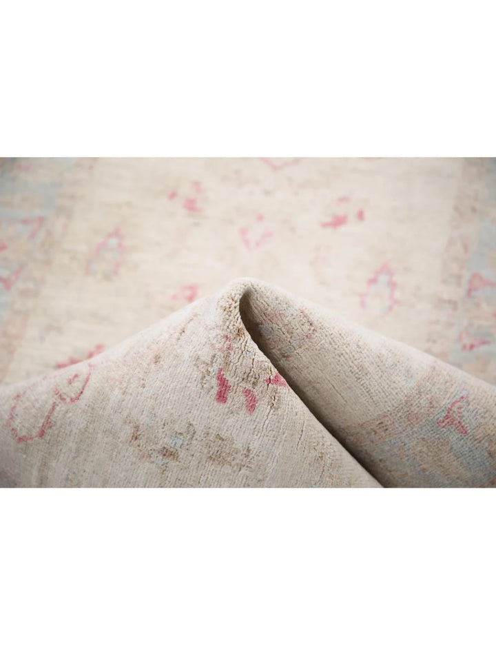 Afghan Serenity Runner Rug 2' 7" x 9' 6" Hand-Knotted | No. AT70488
