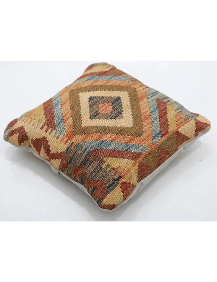 Multicolor Afghan Tribal Rug Flat-weave | No. AT70616