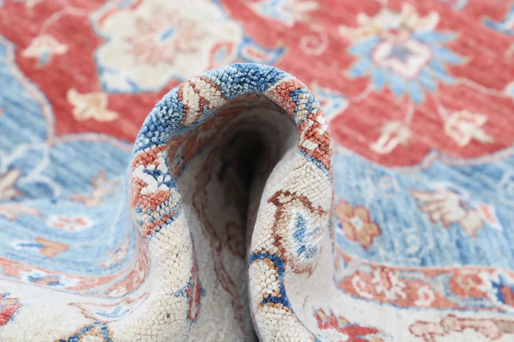 Afghan Ziegler Farhan Rug 8' 0" x 9' 9" Hand-Knotted | No. AT70939