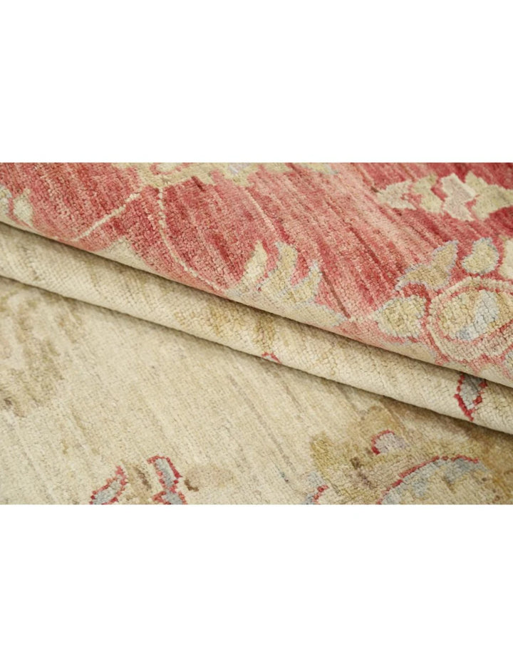 Afghan Ziegler Rug 9' 7" x 13' 1" Hand-Knotted | No. AT71016