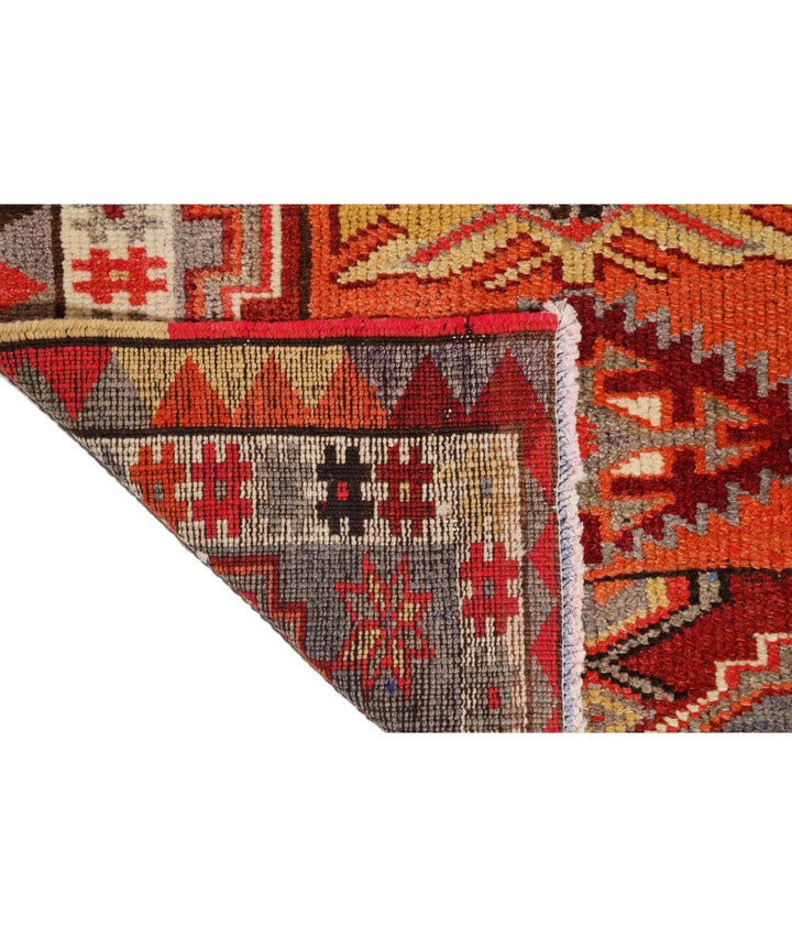 Turkish Herki Vintage Rug 2' 11" x 10' 10" Hand-Knotted | No. AT71025