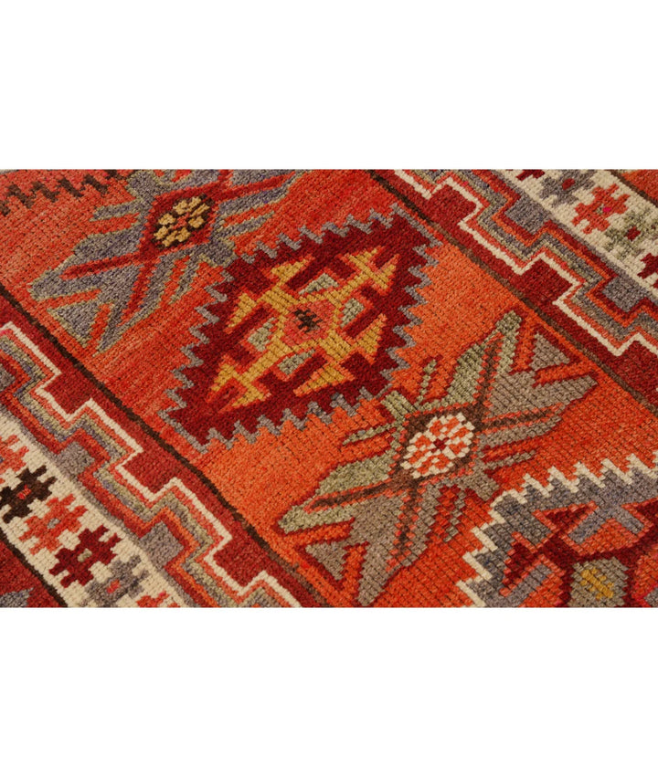 Turkish Herki Vintage Rug 2' 11" x 10' 10" Hand-Knotted | No. AT71025