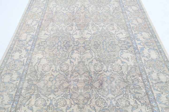 Afghan Serenity Rug 6' 3" x 9' 1" Hand-Knotted | No. AT71143