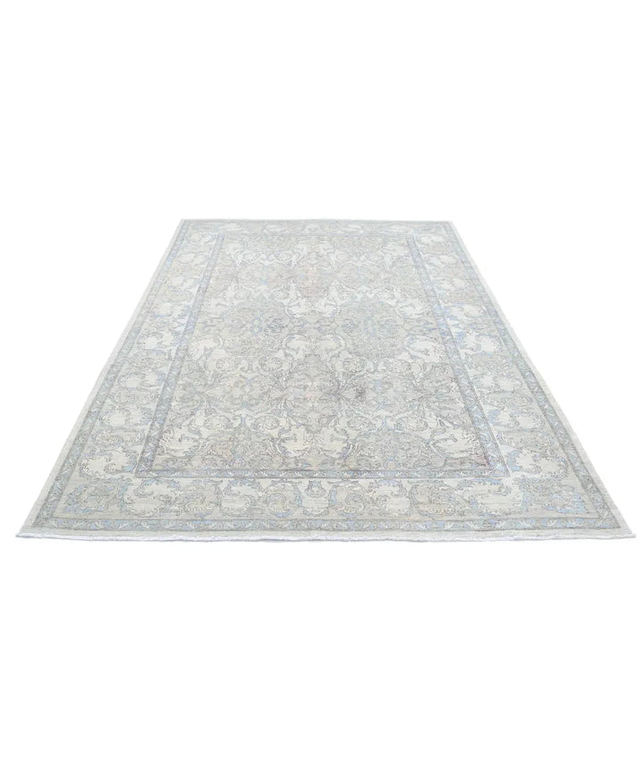 Afghan Serenity Rug 6' 3" x 9' 1" Hand-Knotted | No. AT71143