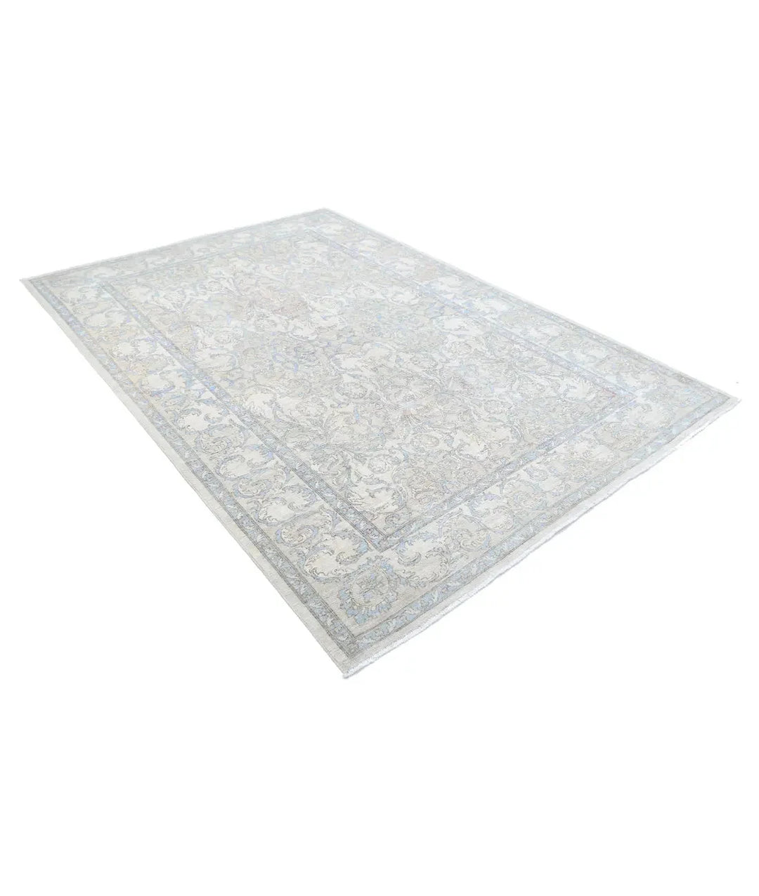 Afghan Serenity Rug 6' 3" x 9' 1" Hand-Knotted | No. AT71143