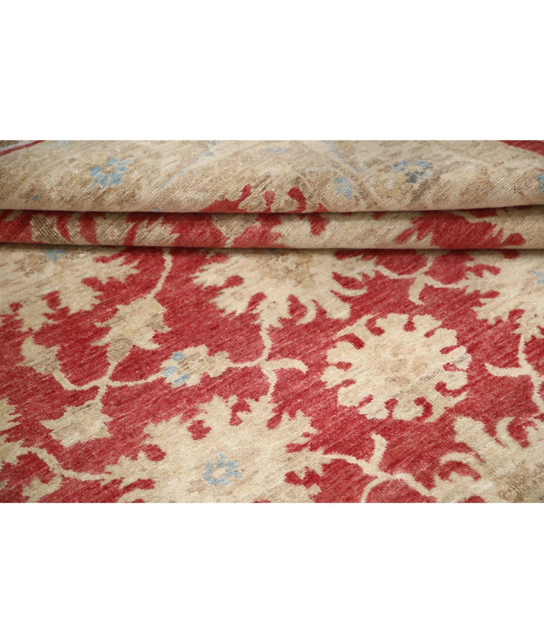 Afghan Ziegler Rug 4' 10" x 6' 8" Hand-Knotted | No. AT71153