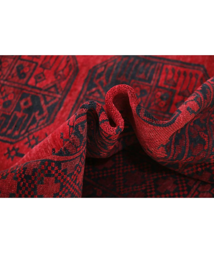 Afghan Khal Muhammadi Rug 8' 2" x 10' 11" Hand-Knotted | No. AT71182