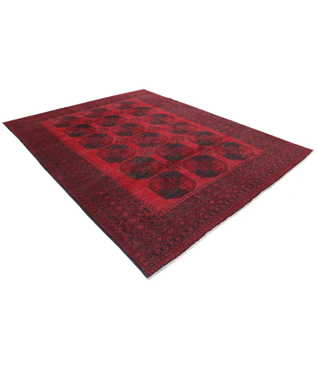 Afghan Khal Muhammadi Rug 8' 2" x 10' 11" Hand-Knotted | No. AT71182
