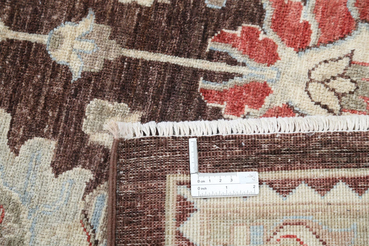 Afghan Ziegler Rug 11' 8" x 14' 11" Hand-Knotted | No. AT71196