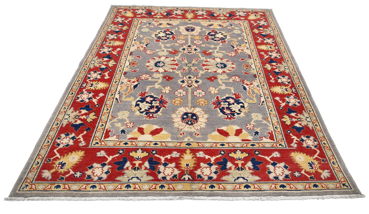 Afghan Ziegler Farhan Gul Rug 5' 5" x 7' 4" Hand-Knotted | No. AT71298