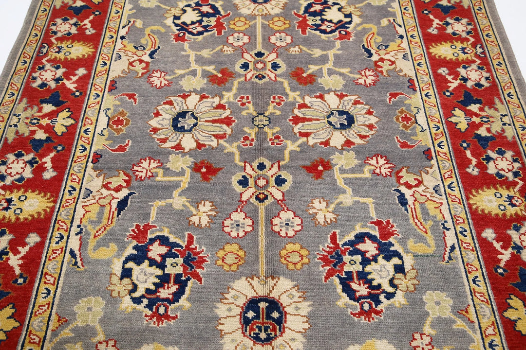 Afghan Ziegler Farhan Gul Rug 5' 5" x 7' 4" Hand-Knotted | No. AT71298