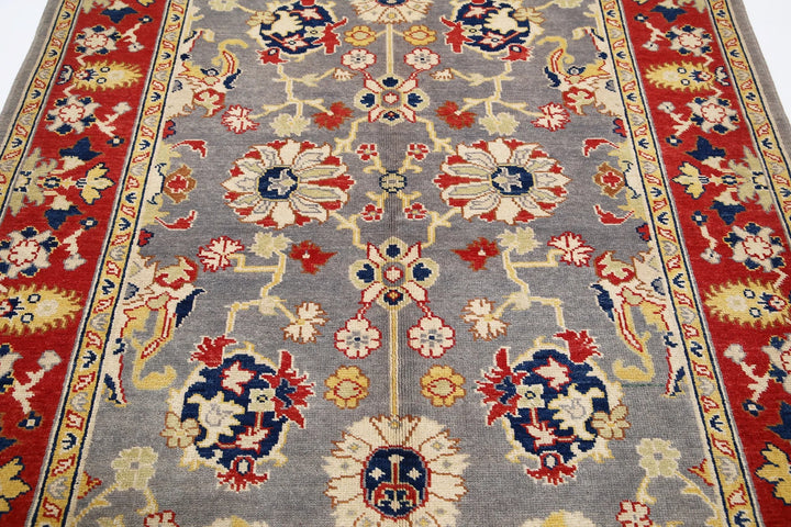 Afghan Ziegler Farhan Gul Rug 5' 5" x 7' 4" Hand-Knotted | No. AT71298