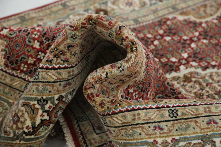 Indian Ziegler Rug 4' 8" x 6' 7" Hand-Knotted | No. AT71358